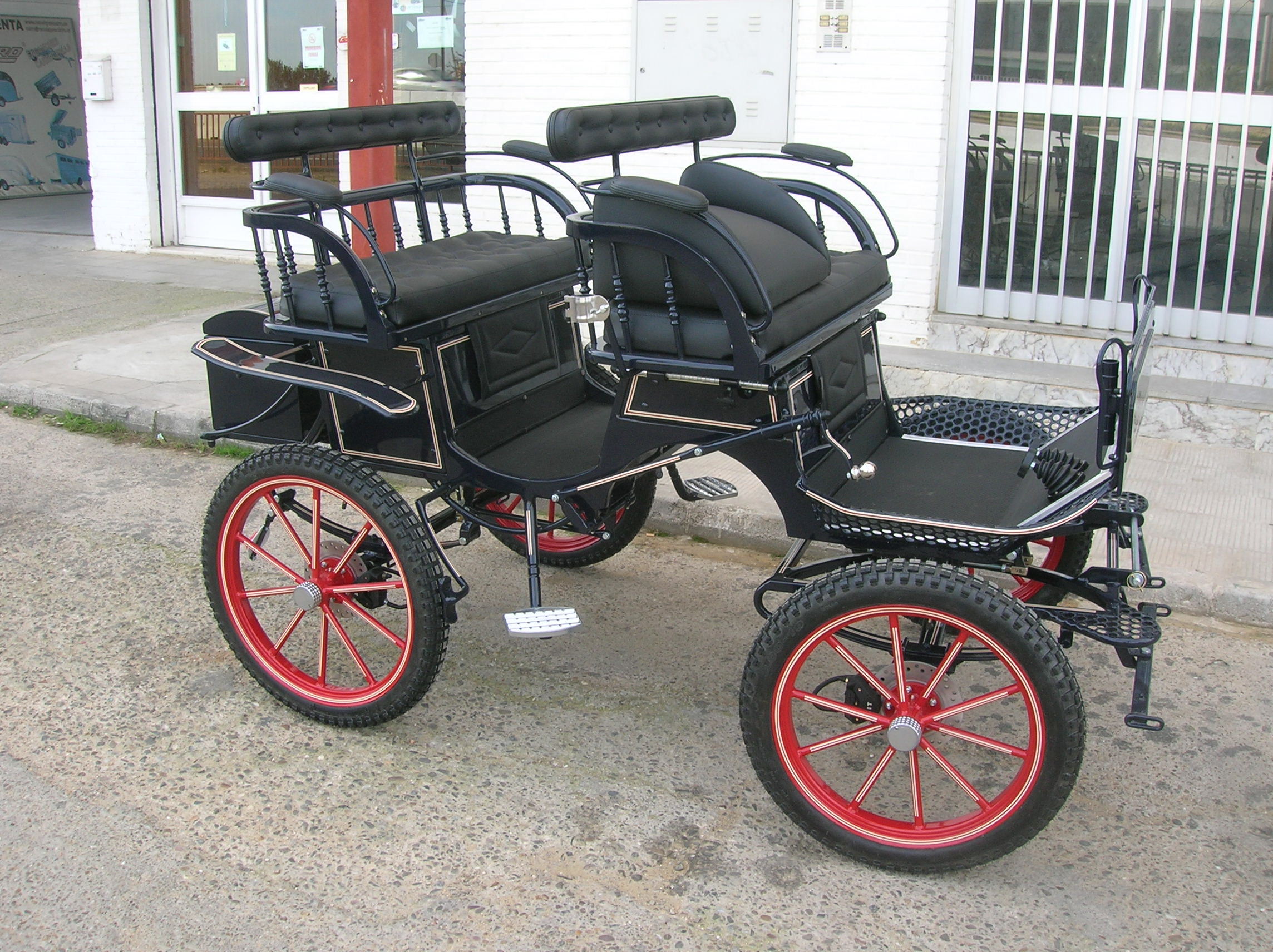 Carruaje Faeton para poni mediano KK - Imagen 11