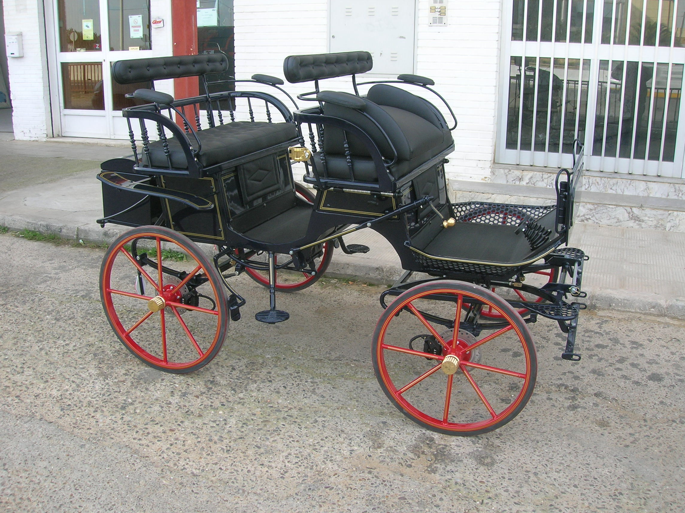 Carruaje Faeton para poni mediano KK - Imagen 10